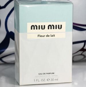 Miu Miu Fleur de Lait White and Light Blue Box